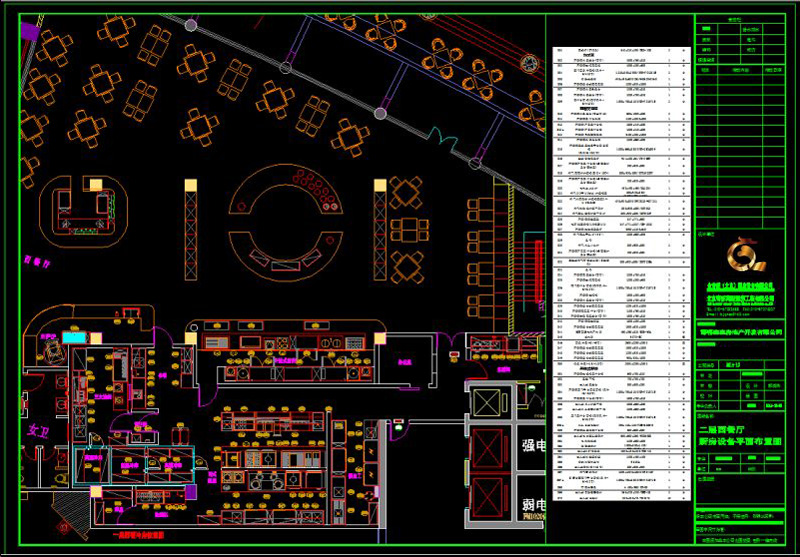 酒店廚房設計圖具備哪些要求-平面設計